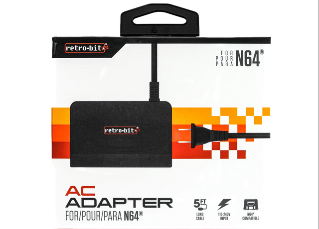 Retro-Bit Nintendo 64 AC Adapter